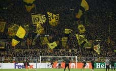 Infiltrados en el muro del Dortmund: prohibido grabar y una grada llena a una hora del partido