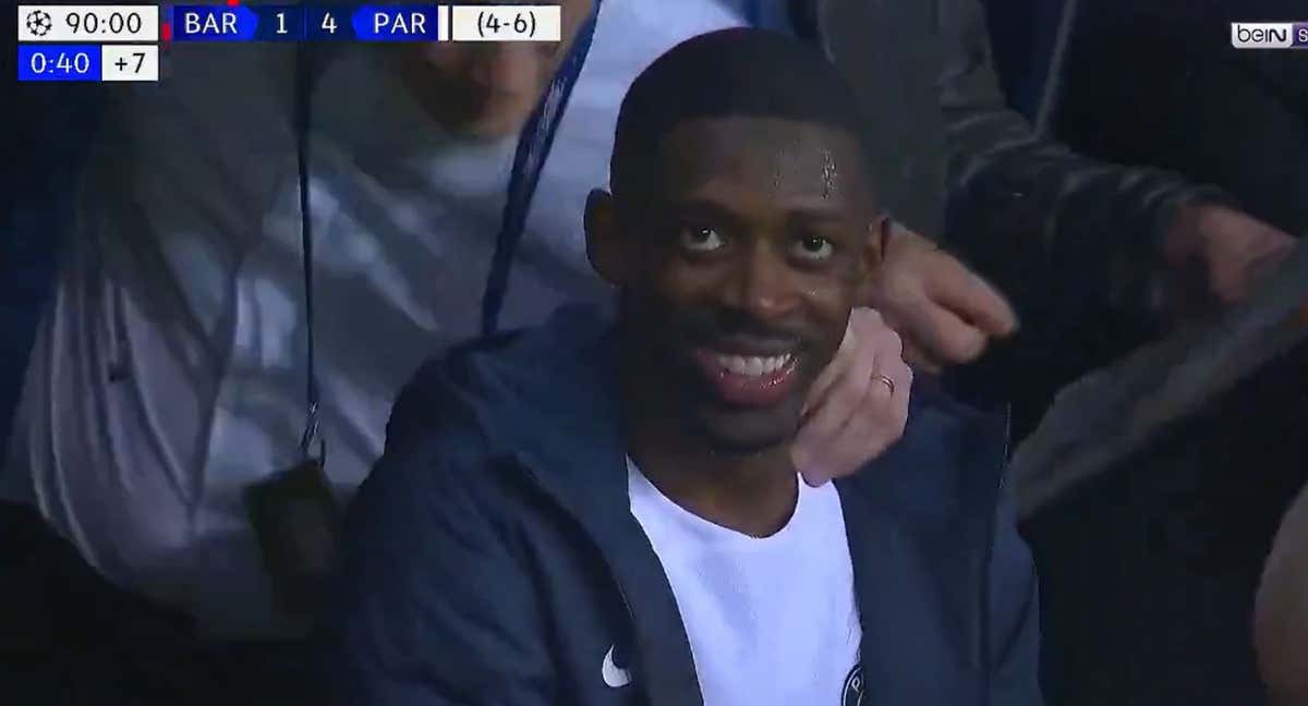 Todo queda en la sonrisa de Dembélé