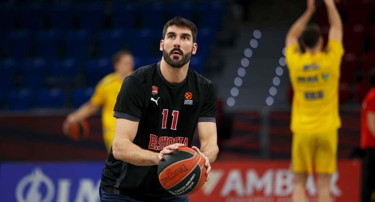 El jugador de Baskonia Dani Díez, esta temporada. /GETTY IMAGES/AITOR ARRIZABALAGA