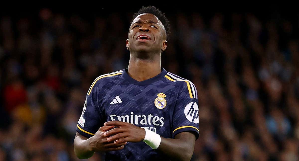 Vinicius, ante el City.