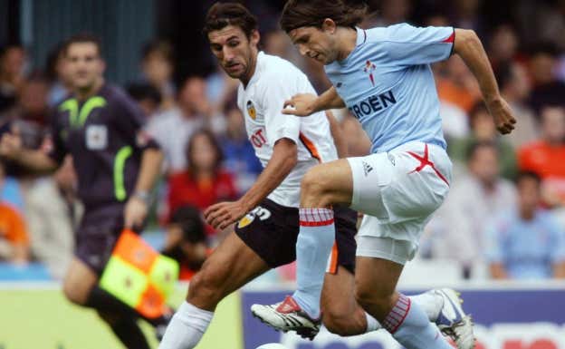 Plcente durante un Celta - Valencia-  REUTERS