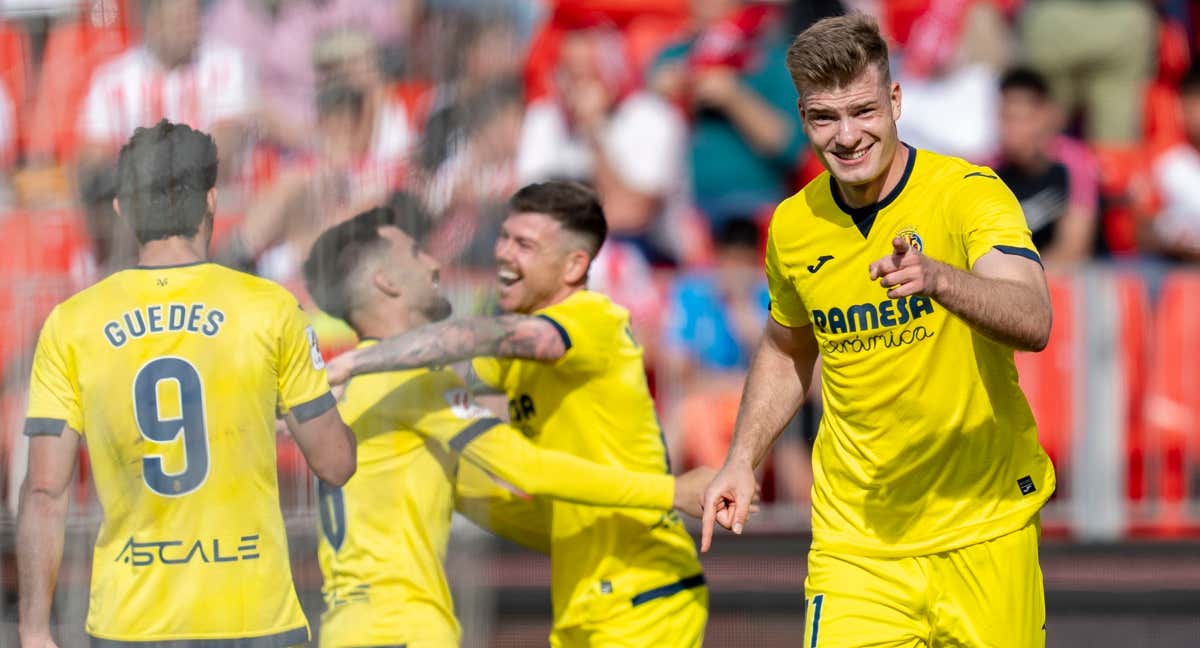 Sorloth celebra su gol. /Villarreal.