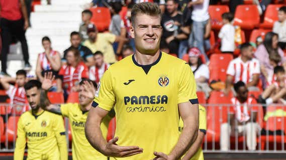 Alexander Sørloth, delantero del Villarreal./EFE