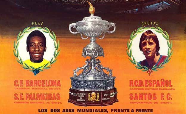 Cartel del Trofeo Carranza de 1974.  CÁDIZ CF