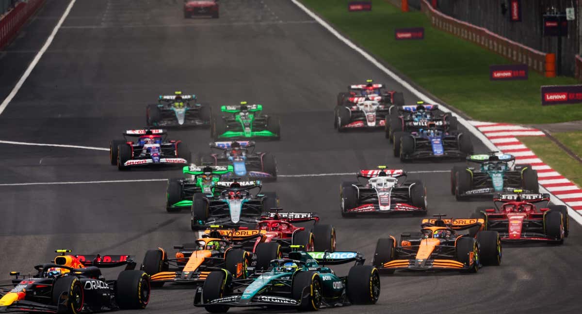 Salida del pasado Gran Premio de China.