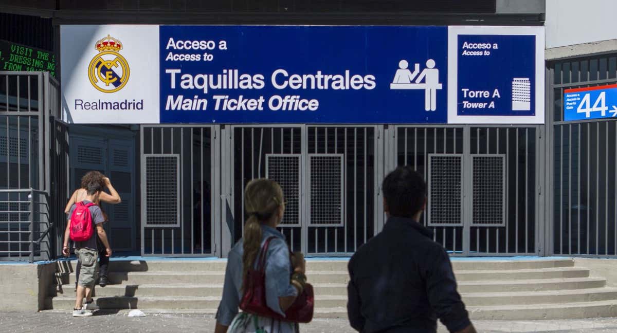 Taquillas del Santiago Bernabéu.