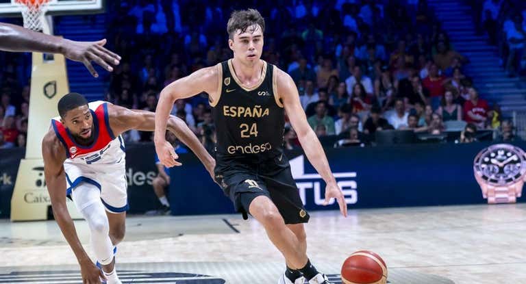 Juan Núñez, en el partido contra EE.UU.