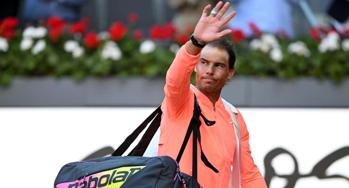 Nadal abandona la pista de Madrid. /EP