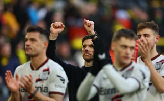 Siete duelos separan al Leverkusen de la perfección.  REUTERS