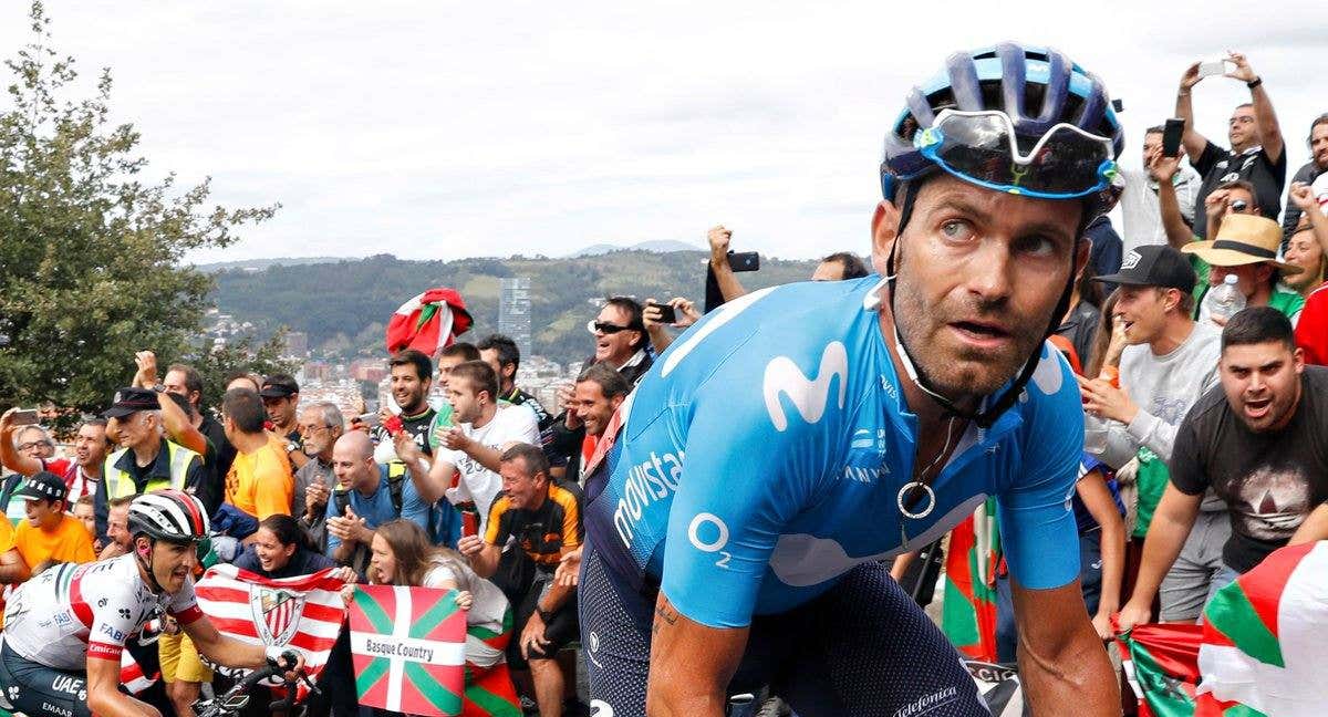 José Joaquín Rojas (38), en la Itzulia 2021. /MOVISTAR TEAM