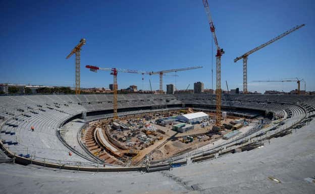 Así se encuentra el Camp Nou. FCB