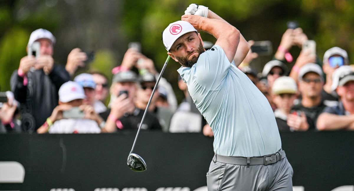 Jon Rahm, en el torneo de Adelaida. /AFP