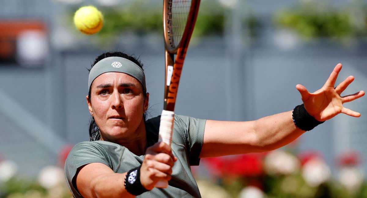 Ons Jabeur, en el Mutua Madrid Open. /AFP