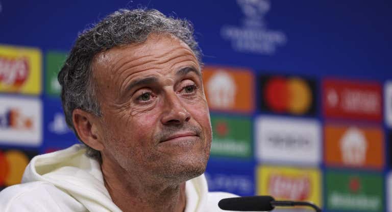 El asturiano durante la rueda de prensa previa a las semis de Champions.