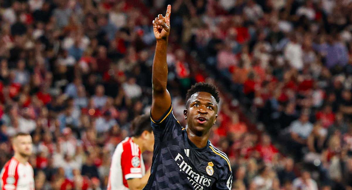 Vinicius, en el Allianz Arena./EFE