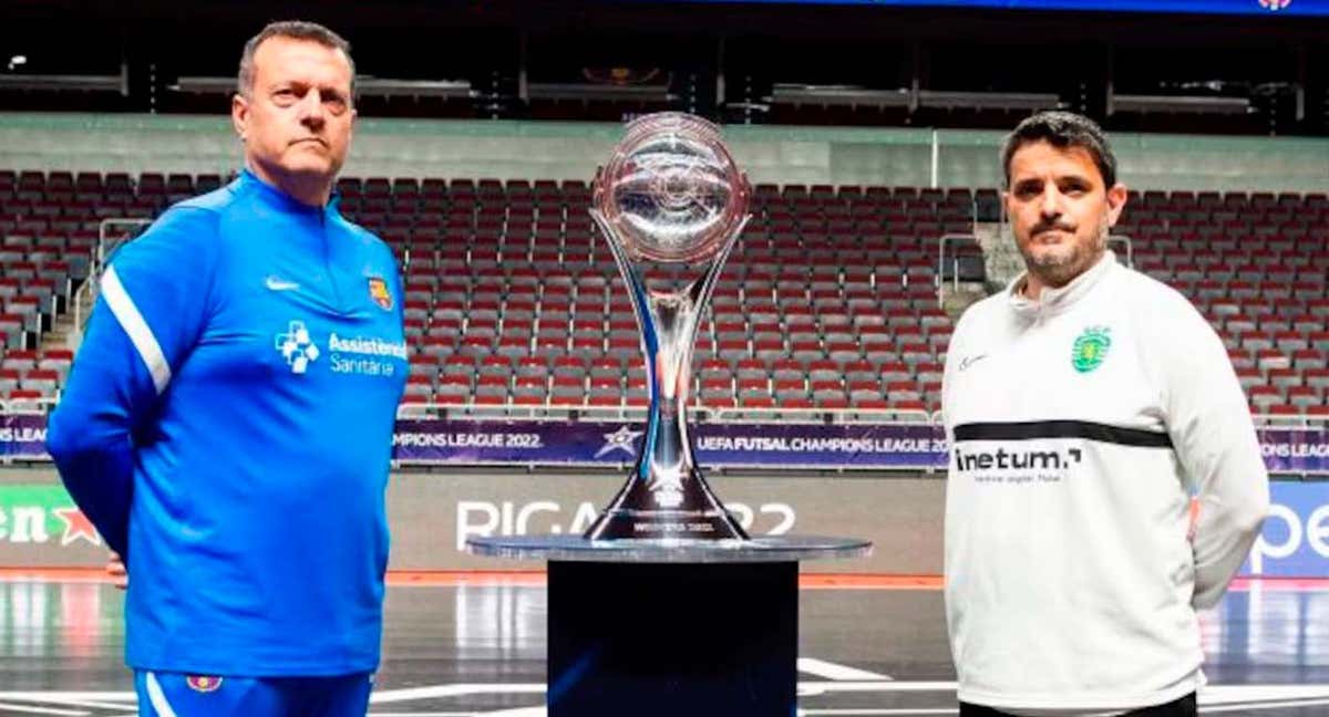 Jesús Velasco y Nuno Días se medirán en la semifinal de la UEFA Futsal Champions League.