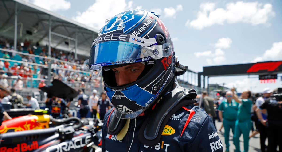 Max Verstappen, durante el GP de Miami. /REUTERS