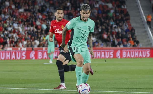 Correa durante una conducción en Son Moix.  EFE