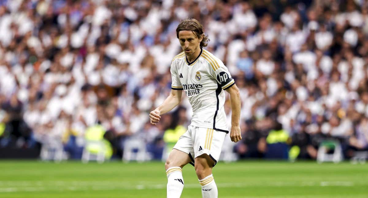 Modric, en el partido ante el Cádiz./EP