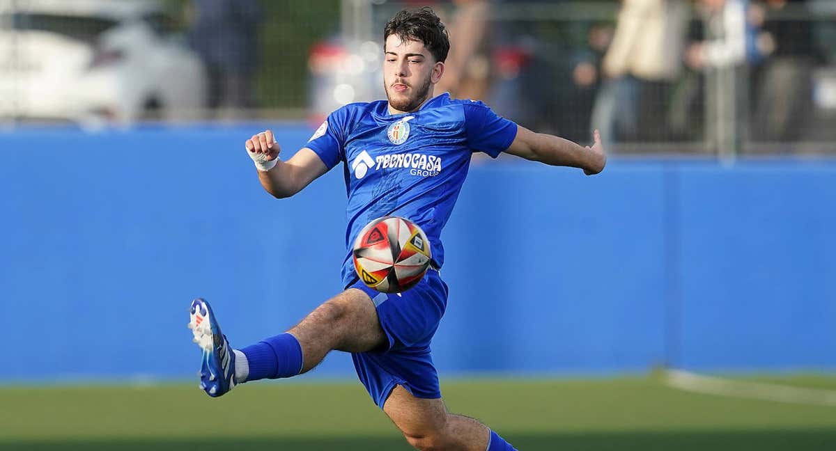 Alonso Bragado, en un partido con el Getafe. /CEDIDA