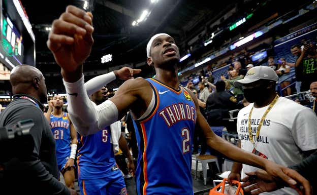 Shai Gilgeous-Alexander es la cara de la franquicia.  AFP