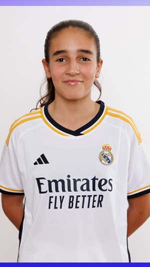 María González, jugadora de la cantera del Real Madrid.  REAL MADRID