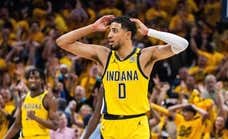 Tyrese Haliburton y un triple de 10 metros tumban a los inagotables Knicks, mientras los Nuggets sacan la casta de campeones