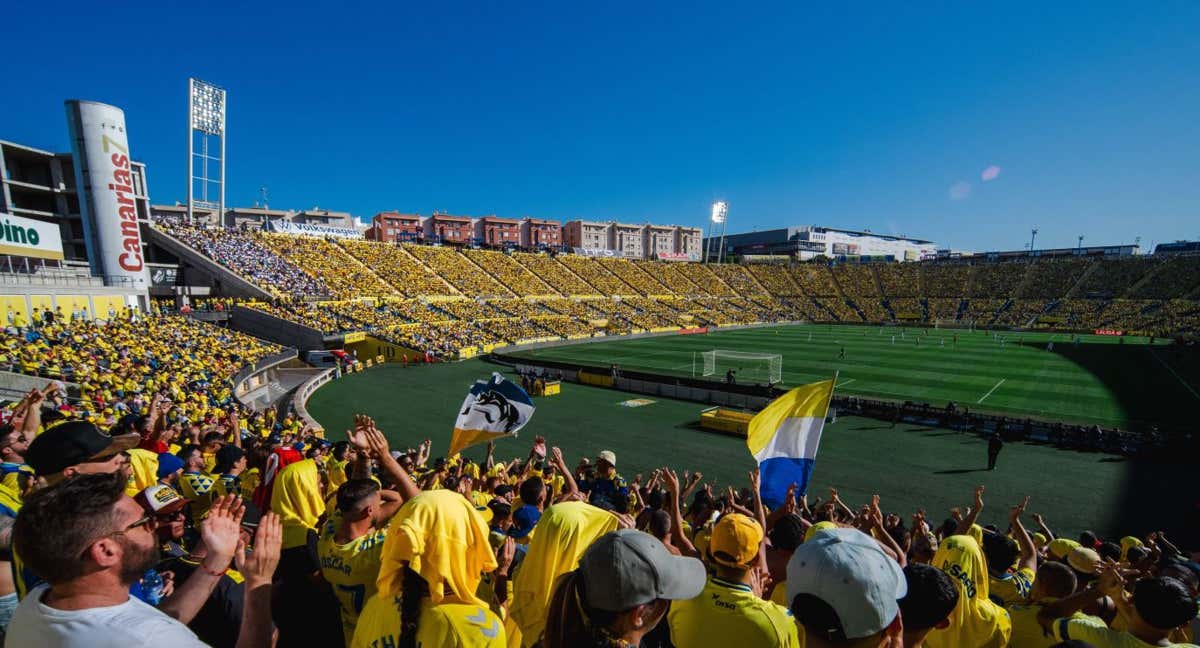 El Estadio de Gran Canaria durante un partido de Las Palmas. /UD LAS PALMAS