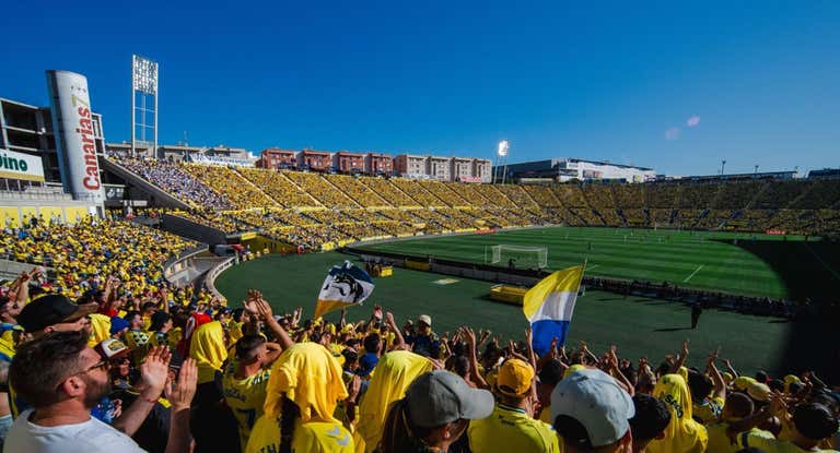 El Estadio de Gran Canaria durante un partido de Las Palmas.