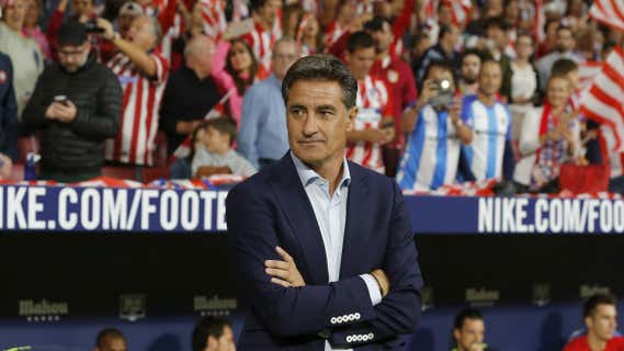 Míchel González, durante una de sus visitas al estadio del Atlético de Madrid. /EFE
