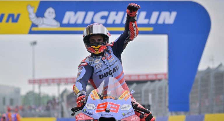 Marc Márquez, este domingo en el GP de Francia.