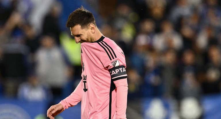 Messi, en un partido con el Inter Miami.