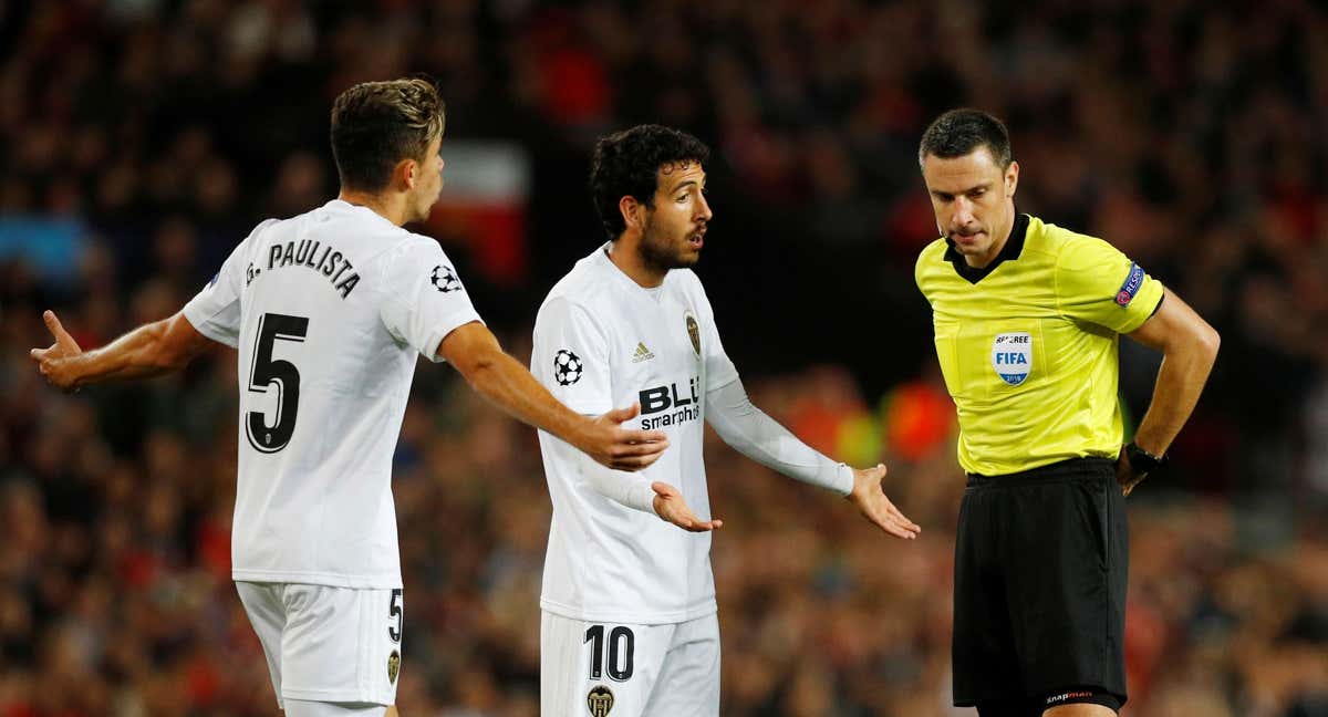 Slavko Vinčić, durante un partido de la Champions. /EFE