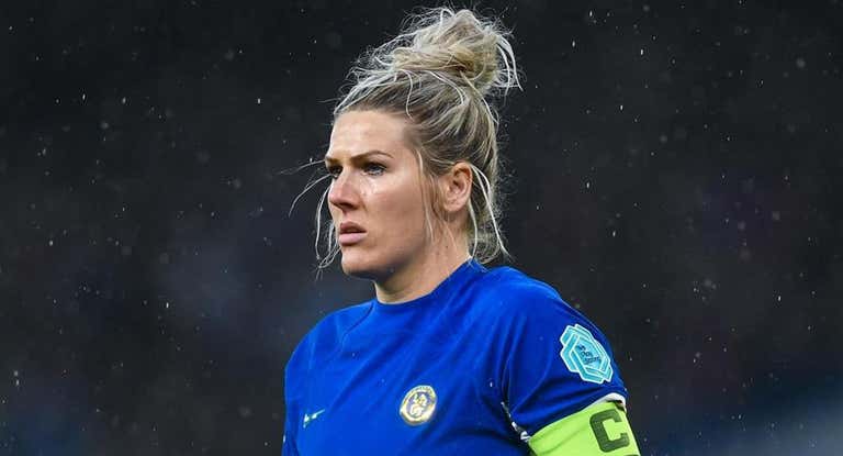 Millie Bright, el día de su vuelta con el Chelsea tras su lesión.