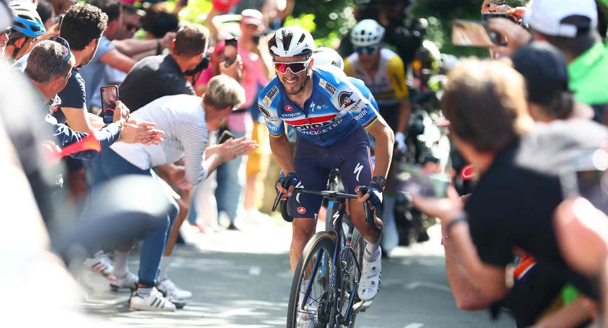 Julian Alaphilippe, en la sexta etapa del Giro de Italia 2024./AFP