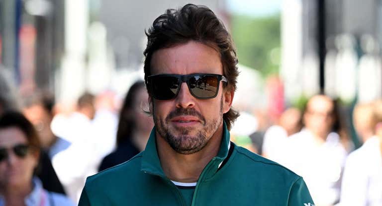 Fernando Alonso, en Italia.
