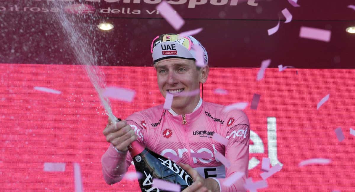 Tadej Pogačar está siendo el protagonista absoluto del Giro de Italia 2024. /RCS