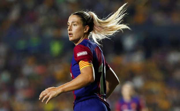 Alexia Putellas durante un partido.  REUTERS