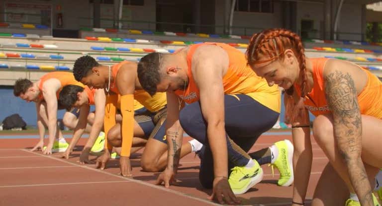 La presentación de la nueva equipación del atletismo español.