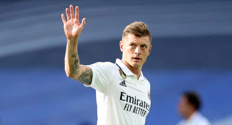 Kroos, durante un partido con el Real Madrid.