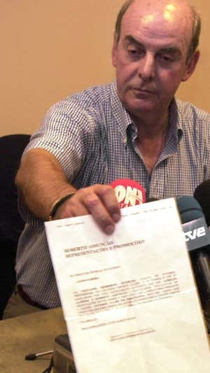 Chus Pereda denuncia al Barça por la Operación Geovanni.  EFE