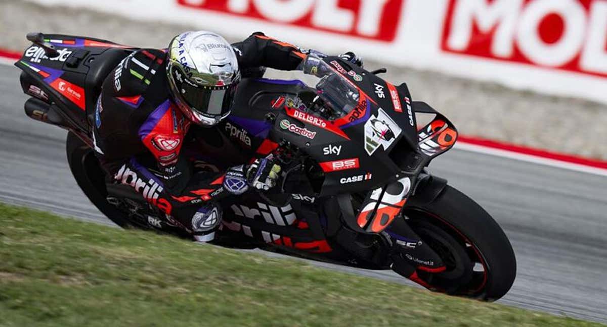 Aleix Espargaró en Montmeló.