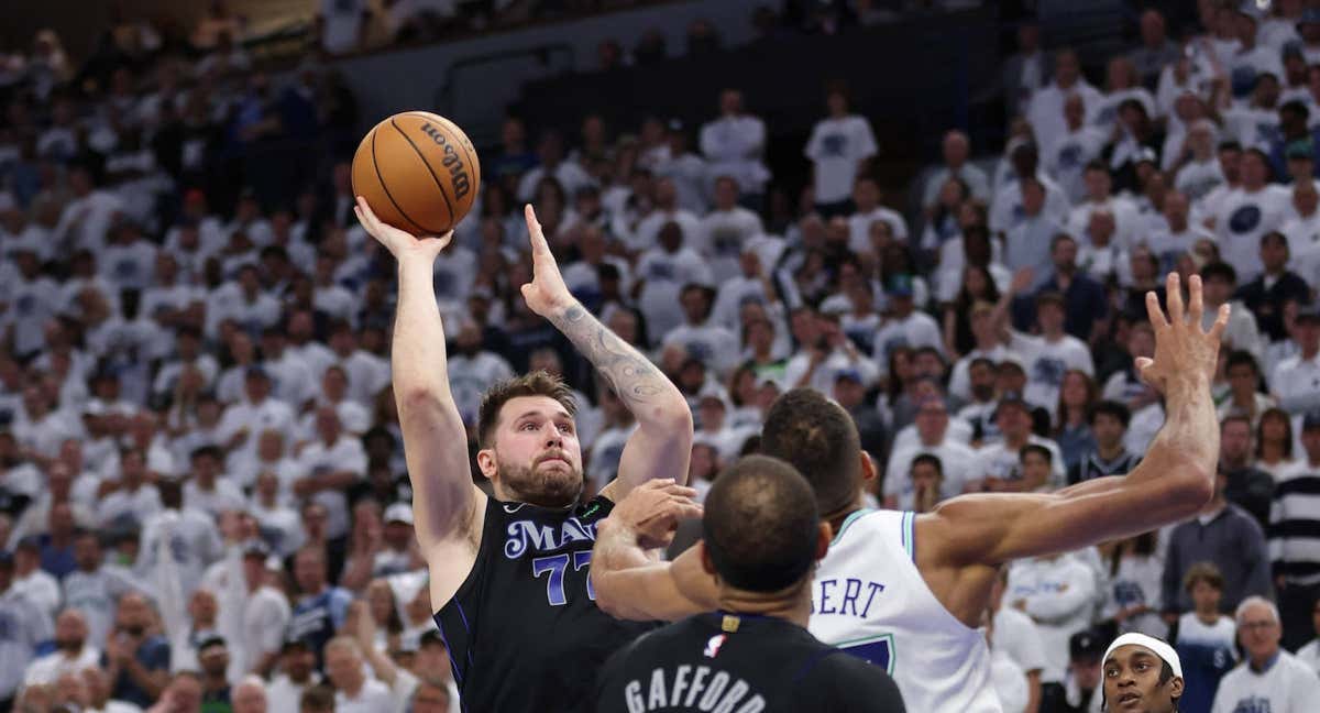 Luka Doncic, esta madrugada.