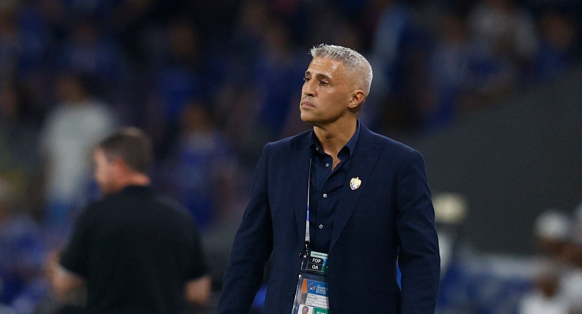 Hernán Crespo, en un partido con el Al-Ain.