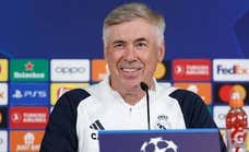 Ancelotti se ríe con el debate de la portería y lanza un 'dardo': «Muchos verán el partido por la TV»