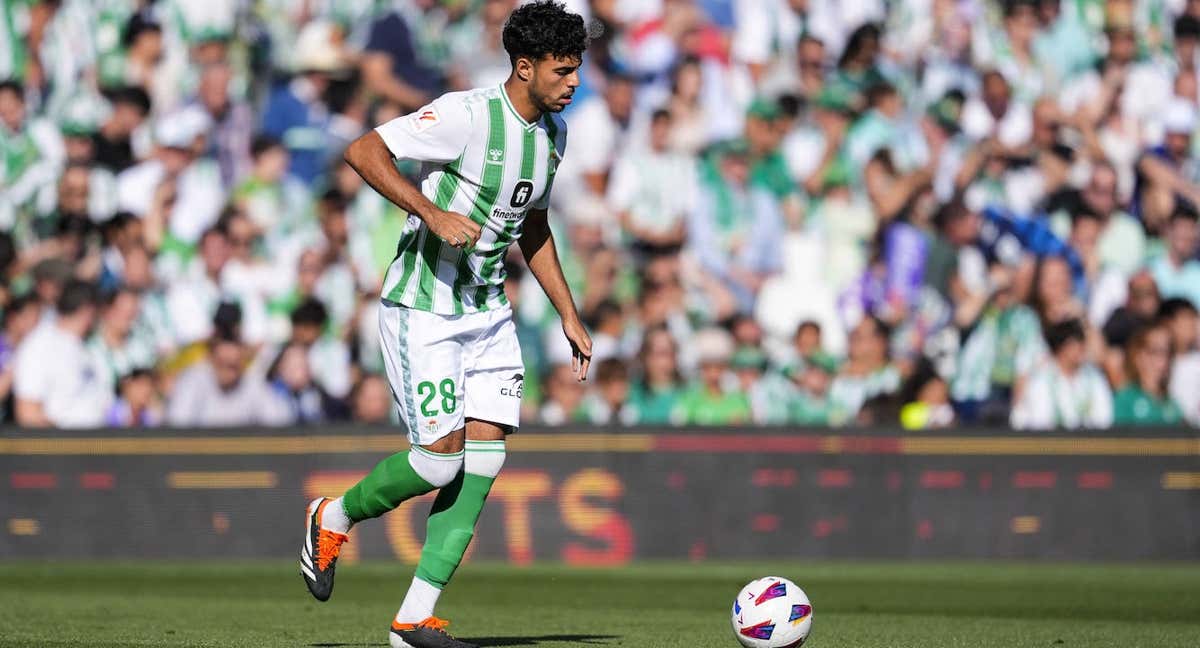 Chadi Riad, en su último partido con el Betis./EP