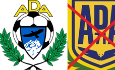 La afición del Alcorcón se marca un Atlético y pide el cambio de escudo