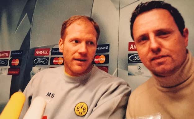 Miguel Gutiérrez, junto a Sammer.