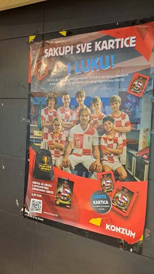 Un cartel promocional de la Eurocopa.