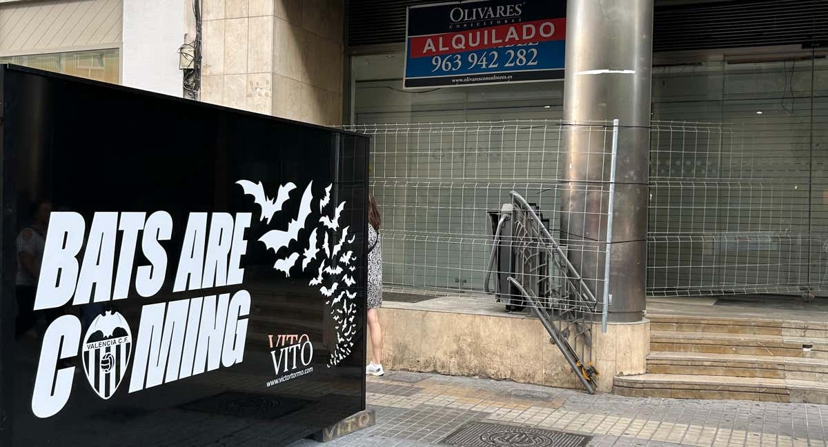 La ubicación de la nueva tienda del Valencia C.F